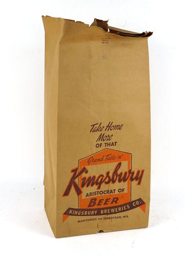 1944 Kingsbury Beer Sheboygan, Wisconsin