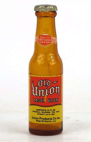 1933 Old Union Lager Beer New Orleans, Louisiana