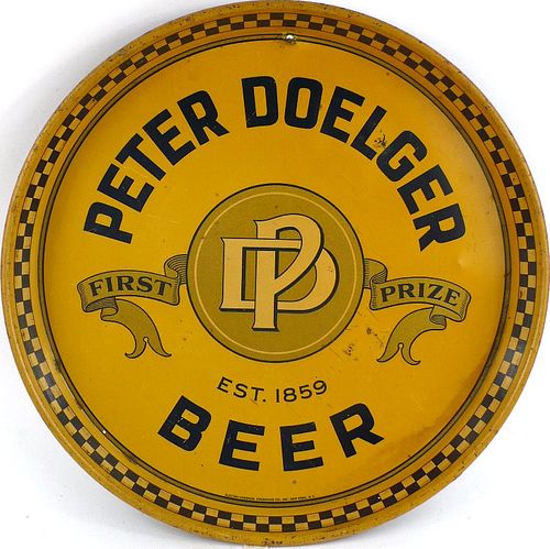 1945 Peter Doelger Beer 12 inch tray Harrison, New Jersey