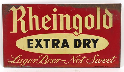 1940 Rheingold Extra Dry Lager Beer New York, New York