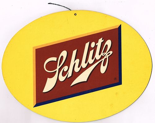 1954 Schlitz Beer fan pull Milwaukee, Wisconsin