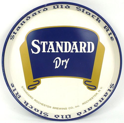 1958 Standard Dry Beer/Standard Old Stock Ale 12 inch tray Rochester, New York