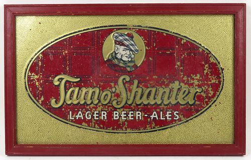 1940 Tam o' Shanter Beer and Ale ROG Sign Rochester, New York