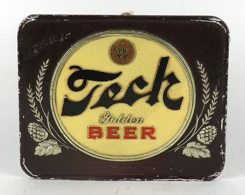 1944 Tech Golden Beer Easel-Back Pittsburgh, Pennsylvania