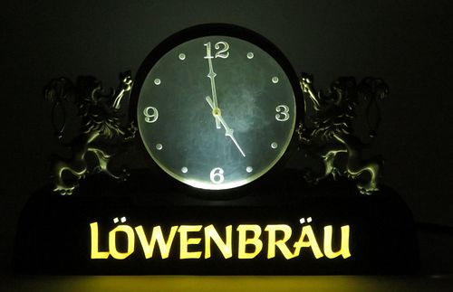 1970 Lowenbrau Beer Floating Clock Munich, Bavaria