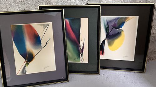 Three Paul Jenkins Prints