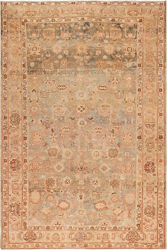 Antique Persian Malayer Rug 12 ft 4 in x 8 ft 1 in (3.76 m x 2.46 m)