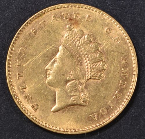 1855 TYPE 2 GOLD DOLLAR  LOVELY ORIG. BU