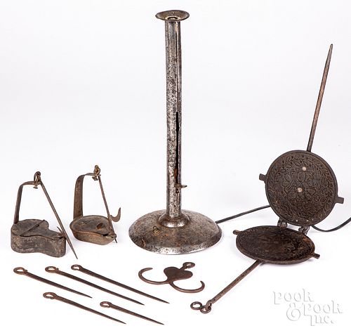 Group of iron accessories