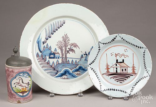Delft tablewares, 18th c.