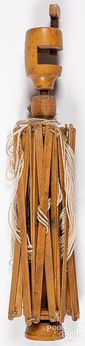 Wooden yarn winder