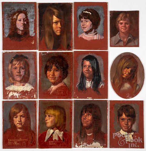 Twelve P. Richard Eichman portraits