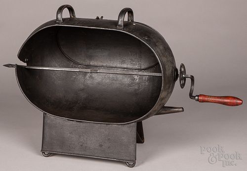 American tin reflector oven, early 19th c.