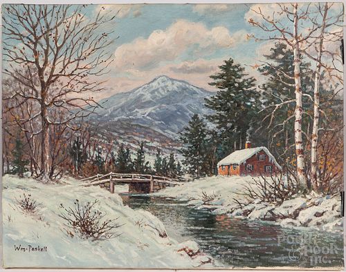 William Frederick Paskell winter landscape