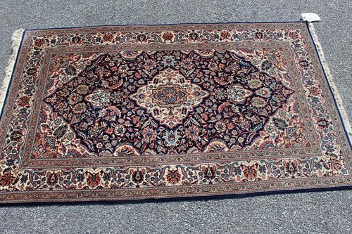 Finely Woven Vintage Handmade Throw Rug