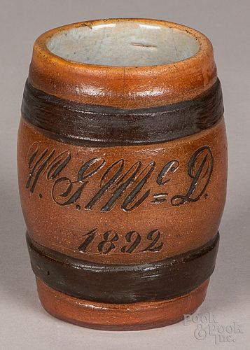 Pennsylvania stoneware presentation mug