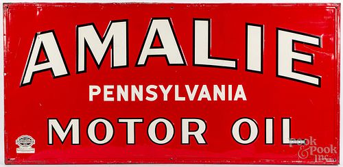 Amalie Pennsylvania Motor Oil advertising sign
