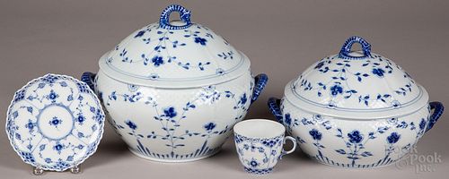 Two Bing and Grondahl covered tureens