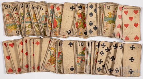Deck of French, H. P. Grimaud playing cards