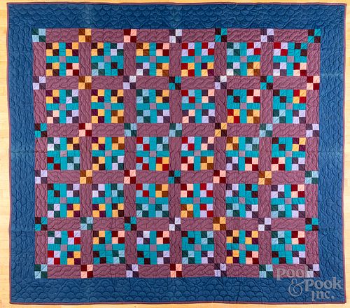 Three contemporary Amish quilts