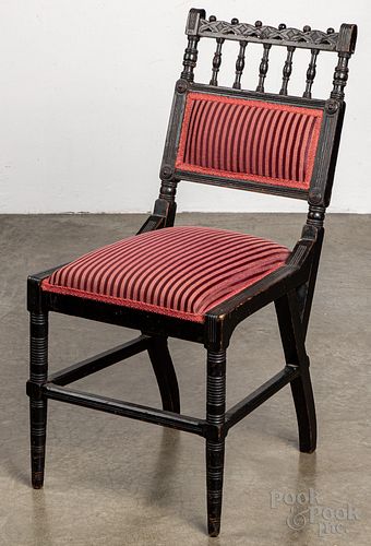 Herter Brothers ebonized chair, 19th c.