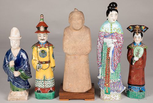 Five Chinese figures