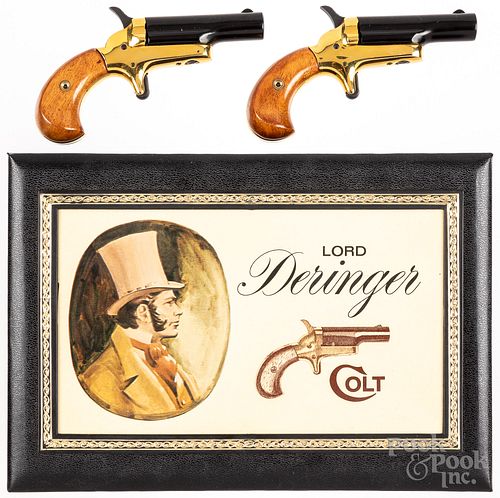Pair of Colt Derringer No. 4 Lord and Lady pistols
