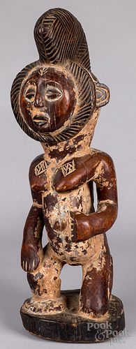 African carved wood figure
