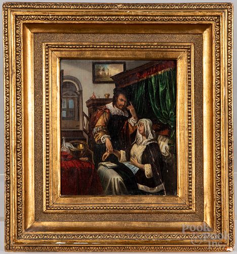 After Frans Van Mieris painting of a physician