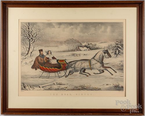 Large folio N. Currier lithograph