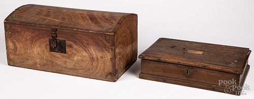 Two boxes, 19th c.