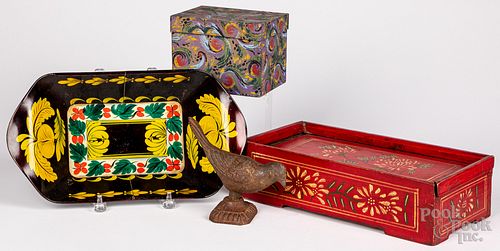 Group of country wares, 19th and 20th c.