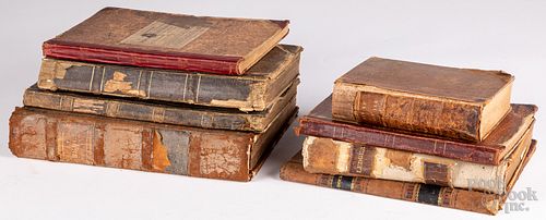 Group of account and ledger books, 19th c.