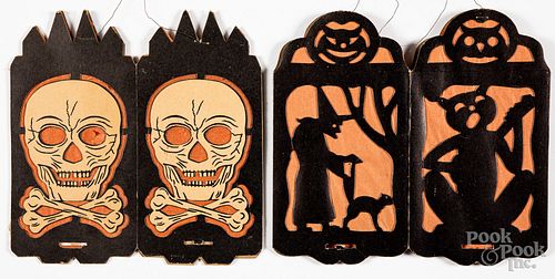 Two American Halloween carry lanterns, 20th c.