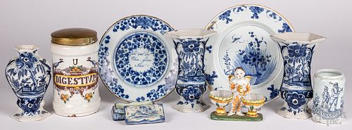 Delft tablewares 18th/19th c.