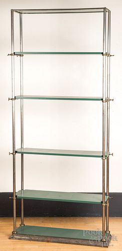 Metal open shelf unit