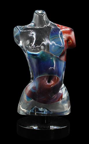 Dino Rosin (b 1948) Italian, Art Glass Sculpture