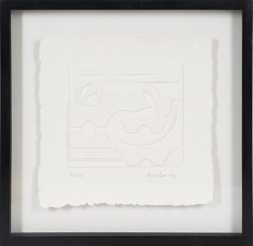Louise Nevelson (1899-1988) Amer, Cast Paper