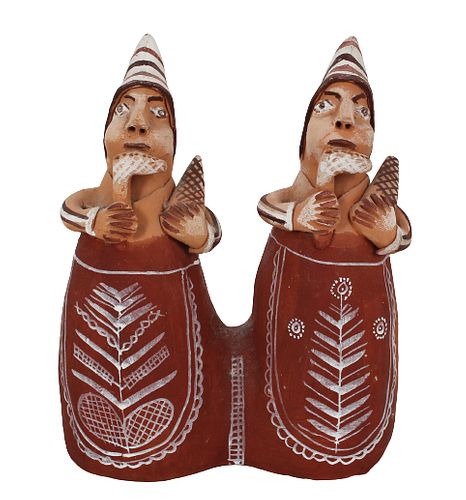 Peruvian Folk Art Ceramic Sculpture