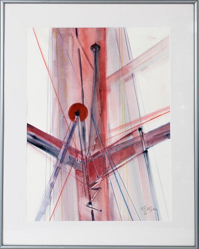 Barbara Wigren (1932-2021) American, Watercolor