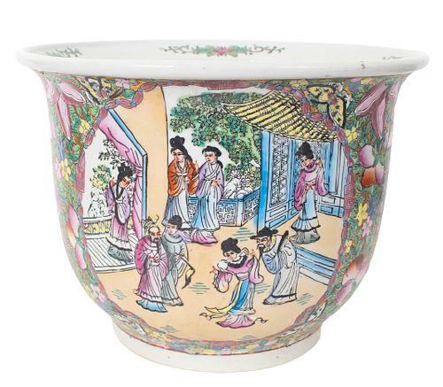 Chinese Hand Painted Pot