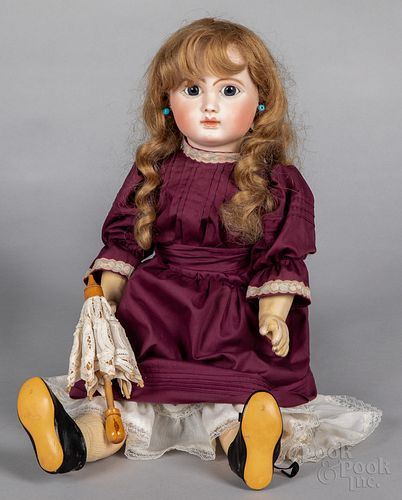 French Jules Steiner bisque head doll