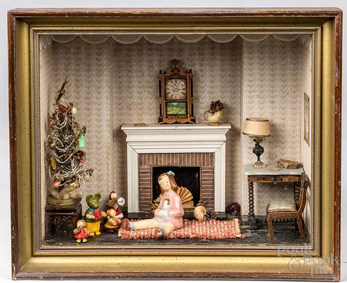 Narcissa Thorne miniature room box diorama