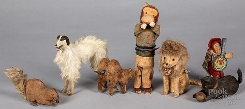 Group of miscellaneous wind-up toys