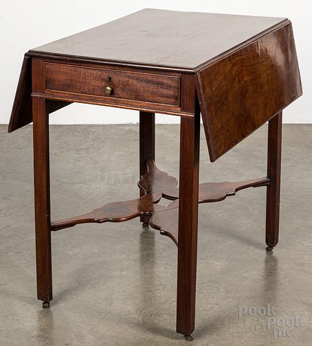 George III mahogany Pembroke table, 18th c.