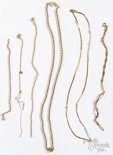 Group of 14K gold jewelry