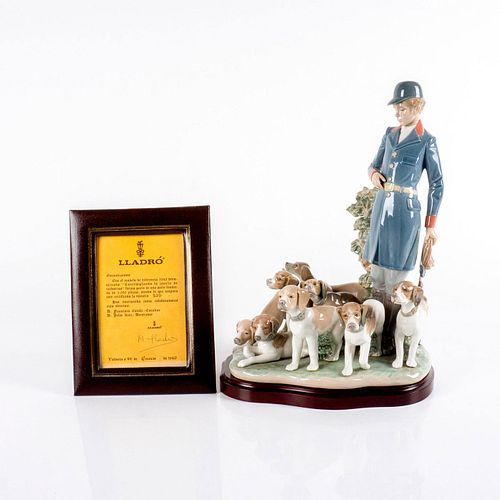 Pack of Hunting Dogs 01005342 LTD - Lladro Porcelain Figurine