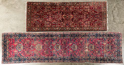 Two Sarouk carpets