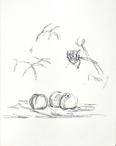Giacometti - "Fleurs" from Souvenirs de Portraits
