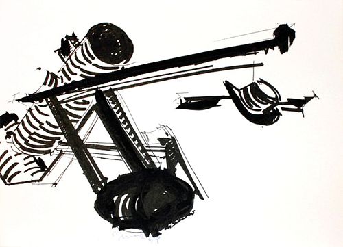 Mark Di Suvero, one plate from "The New York Collection